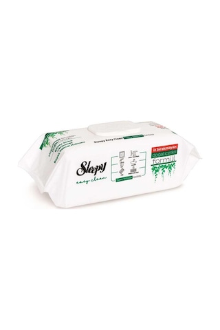 Sleepy Easy Clean Sirke Karbonat Beyaz Sabun Katkılı Yüzey Temizlik Islak Havlusu 3 x 100'lü