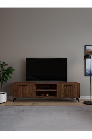 Monaco Düşer Kapaklı Tv Ünitesi 2 Kapaklı 180 Cm - Atlantik Çam Atlantik Çam