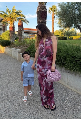 Poala Kids Dokuma Yamalı Takım Çok Renkli
