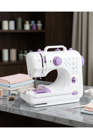Mini Dikiş Makinesi Ayak Pedallı 12 Desenli Asw2-3 Diğer