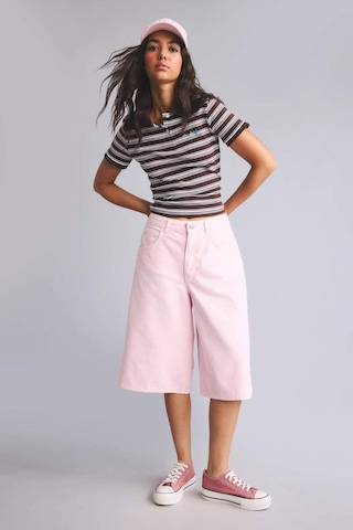 Defacto Açık Pembe Bermuda Jean Şort I0204ax26hspn648 Pembe-pn648