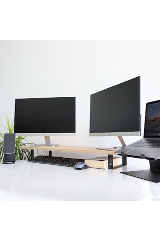 Hansdo Dual MDF Lam - WMS2 Monitör Standı