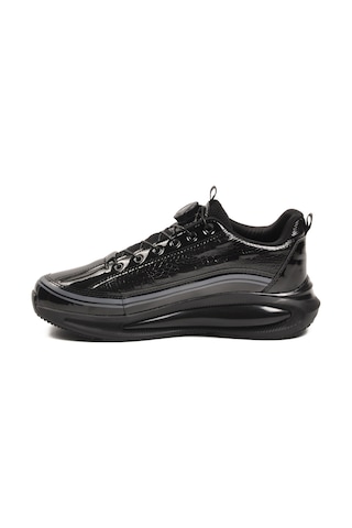 Siyah Rugan Memory Foam Misina Bağcıklı Erkek Sneaker 2250 M Siyah