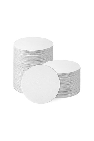 Kendin Yap Cam Füzyon El Sanatları İçin 100 Adet Mikrodalgaya Uygun Yuvarlak Kağıt