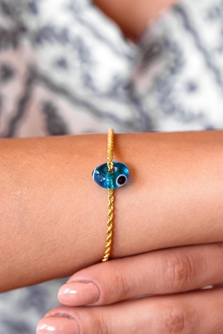 Zarif Halat Altın Bileklik Sarı Altın