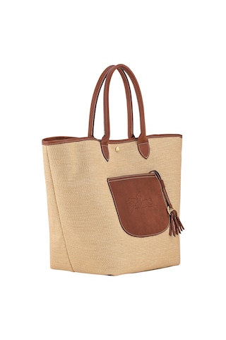Longchamp Le Pliage Collection L Basket Bag Kadın Omuz Çantası 10308 Hgk Kahve - Bej
