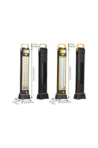 Xuweiwei 1 Mavi Çok Fonksiyonlu Şarj Edilebilir 6 Işık Modlu Kamp Çadırı Ev Taşınabilir Acil Sel Lambası El Feneri