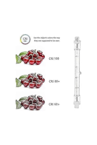 5 Adet 500w R7s Lineer Halojen Projektör J118 500w Çift Uçlu Güvenlik Ampulü 118mm Uzunluk Hwy