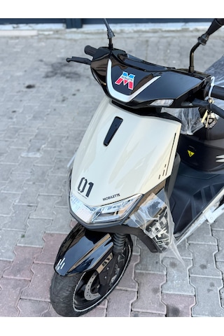 Mobilette Tiger 12000 2024 Elektirikli Motosiklet Krem