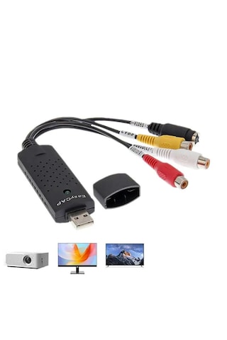 Kamera Vhs Tv Analog Cihazlardan Usb Easycap Video Capture Kartı