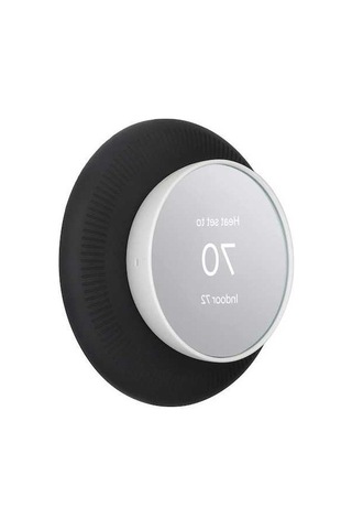Fastbuy Google Nest Termostat Kılıfı - Silikon Koruma Siyah, Uygun Farklı Modeller İçin, Dayanıklı Ve Esnek Design
