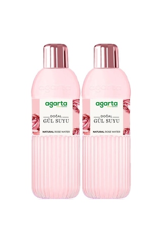 Agarta Doğal Gül Suyu 400ml 2 Li Set