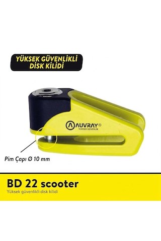 Auvray Disk Kilidi 10 Mm Motosikletiniz İçin