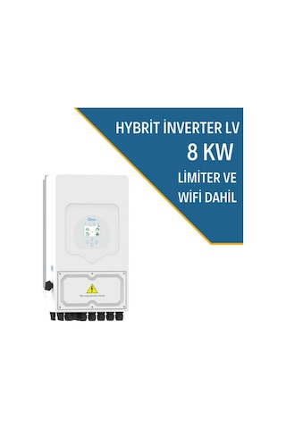 8kw Hibrit Monofaze İnverter Lv