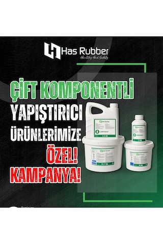Kauçuk Zemin Yapıştırıcısı - Çift Komponenetli 24+1 Kg