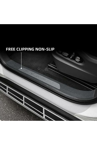 Teltree Araba Koruyucu Camurluk Sticker - Şeffaf Peva Malzeme, Kaymaz Önleyici Dokulu, 5cmx5m, 2 Adet, Kolay Kurulum