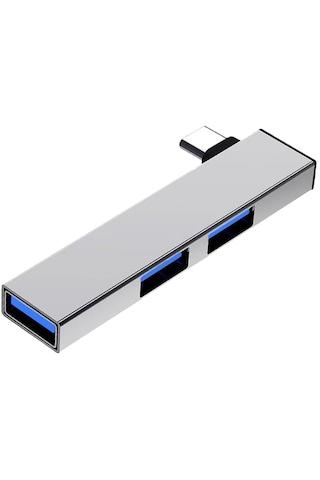 Alfais 6014 Usb Type C 3.0 Hub 3 Portlu Çoklayıcı Çoğaltıcı Dönüştürücü Çevirici Adaptör