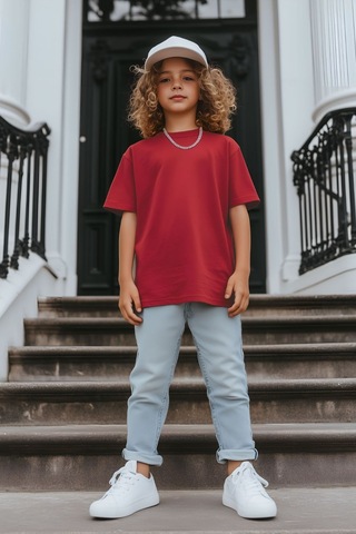 Cloise Nar Çocuk T-shirt Kız Erkek Unisex %100 Pamuk Nar