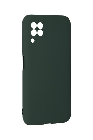 Huawei P40 Lite Uyumlu İçi Kadife Lansman Tasarım Silikon Telefon Kılıfı Haki