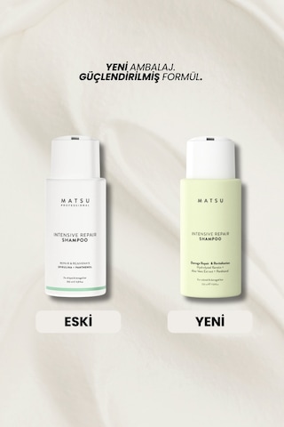 Matsu Intensive Repair Onarıcı Şampuan 350 ml | Boyalı & Yıpranmış Saçlar
