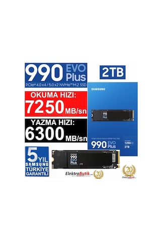 2tb 990 Evo Plus Mz-v9s2t0bw Nvme 2.0 Ssd