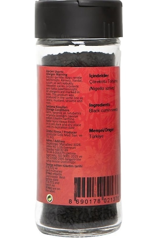 Hayfene Çörekotu Cam 50 G