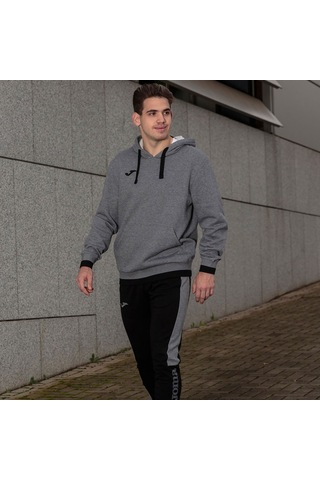Joma Erkek Futbol Kamp Sweatshirt Confort Hoodie Melange Gray Bla 001