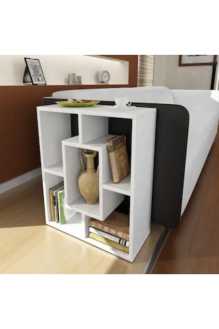 Dekorister Ovis Yan Sehpa Beyaz