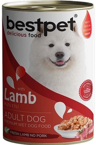 Bestpet Kuzulu Gravy Yetişkin Köpek Konservesi 400 G Bestpet Kuzulu Gravy Yetişkin Köpek Konservesi 400 G