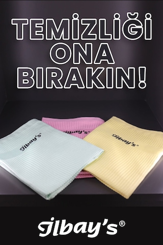 Temizlik Bezi-%100 3 Adet 40x60cm Ölçülerinde Diğer