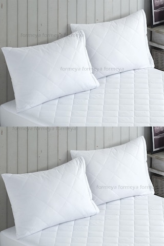 Formeya Kapitone Yastık Koruyucu Alez 4 Adet 50X70