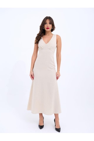 Etiler Collection 7124 Elbise-bej