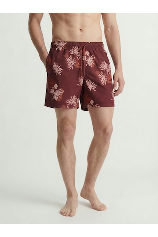 Jack&jones Jpstmauı Shell Aop Swım Shorts Reg Bordo