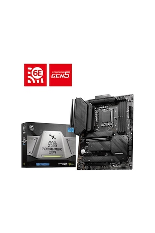 Msı Mag Z790 Tomahawk Wıfı Ddr5 7200mhz 1xhdmı 1xdp 4xm.2 Usb 3.2 Atx 1700p 12. / 13. Ve 14. Nesil İşlemci Uyumlu
