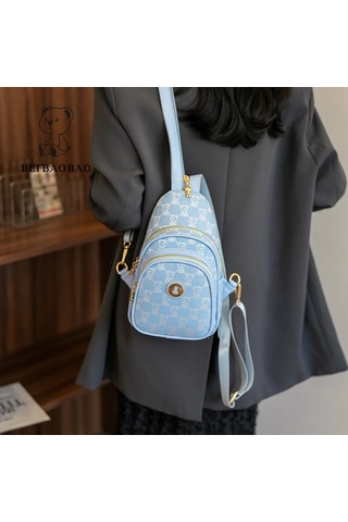 2024 Yeni Crossbody Omuzdan Askili Çanta Rahat Moda Sırt Çantası Çok Renkli