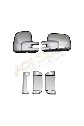 Volkswagen Transporter T4 1995-2003 2'li Krom Set Ayna Kapağı+kapı Kol A+