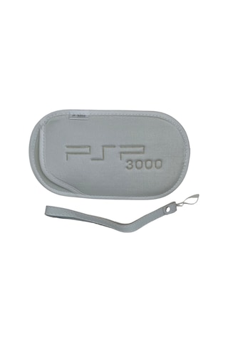 Psp 2000/3000 Soft Çanta Kılıf + Bileklik Beyaz Psp 2000/3000 Uy
