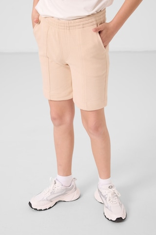 Tommylife Bej Pamuklu Yumuşak Dokulu Standart Fit Basic Erkek Çocuk Şort - 11289 Bej