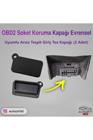 Evrensel Obd-ıı Soket Koruma Kapağı / Obd Teşhis Soketi Kapağı