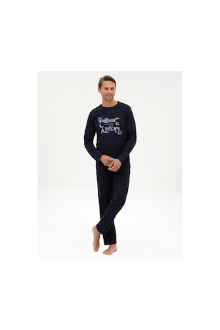 Pierre Cardin Erkek Lacivert Pijama Takım 50322652-200 Lacivert