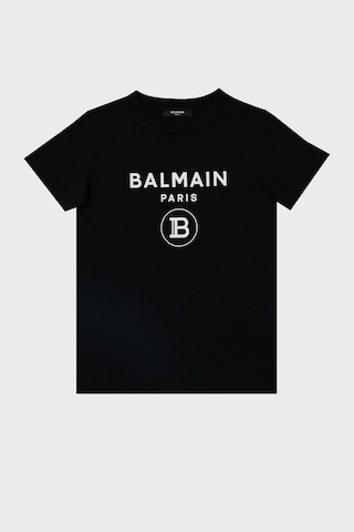 Balmain Çocuk T Shirt 6m8701 Mx030 930bc Siyah