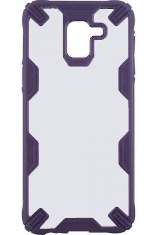 Nettech Samsung Galaxy J600 J6 Uyumlu Çerçeve Görünümlü Arka