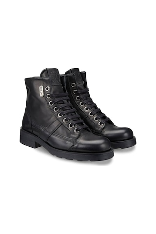Bot Kadın Oxw002400 Oxs Frank 0024 Mıd D Leather Black Siyah