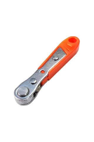 Geeksen 21 Parça Mini Ratchet Anahtar Seti - 36 Dişli 1/4" Antremanlı - Dar Boşluklar İçin - Manyetik Uçlu - 9 Adet Soket + 60mm Bağlantı Kolu