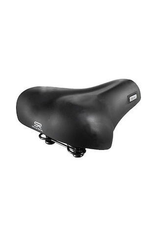Selle Royal Sky Astrale Unisex Yaylı Geniş Rahat Bisiklet Sele Siyah - Neon Turuncu