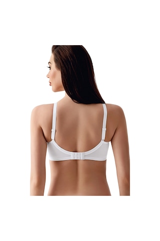 New Bra 352303 Kadın C Cup Toparlayıcı Balensiz Minimizer Sutyen Beyaz