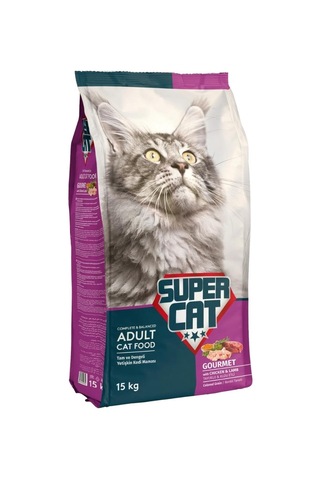 Super Cat Gurme Yetişkin Kedi Maması 15 KG Super Cat Gurme Yetişkin Kedi Maması 15 KG