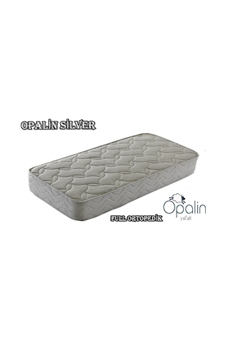 Uzunbebe Opalin Full Ortopedik 80X190 Opalin Silver Yaylı Yatak 80*190