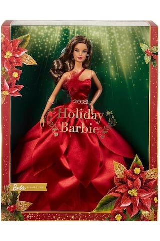 Barbie 2022 Mutlu Yıllar Bebeği, Kumral hby05