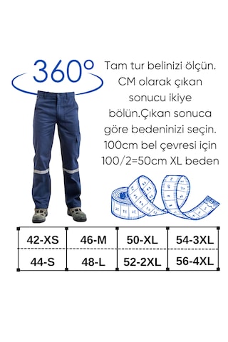 İş Pantolonu Yazlık Lacivert